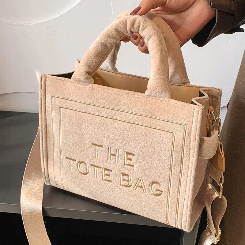 Square Tote Crossbody Bag